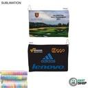 72 Hr Fast Ship - Microfiber Suede Golf Towel, Nofold Grommet and Hook, Sublimated 2 Side (12"x18")