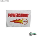 72Hr Fast Ship-Microfiber Moisture Wicking, Cooling, Sports, White Suede Towel, Sublimated (12"x18")