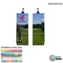 72 Hr Fast Ship - Microfiber Suede Shammy Golf Towel, Trifold, Sublimated (6"x15")