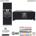 48Hr Quick Ship-Deluxe Trade Show Package, Deluxe Retractable Banner + Premium Sublimated Tablecloth
