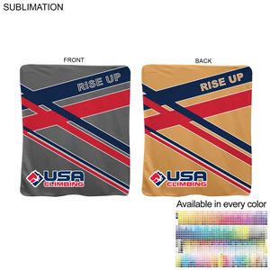 [SU653-3] Ultra Soft and Smooth 2-Tone Microfleece Blanket, Sublimated Edge to Edge 2 Side (50"x60")