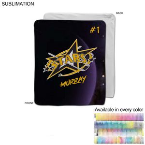 [SU653-8] Team Blanket in Ultra Soft and Smooth Microfleece, Couch Size, Sublimated Edge To Edge (50"x60")