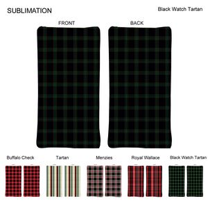 [SU654-22] Stock Plaid Design Ultra Soft and Smooth Microfleece blanket, Sublimated 2 Side (30"x60")
