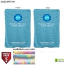 Ultra Soft and Smooth Microfleece Baby Blanket Sublimated Edge to Edge 2 Sides (30"x40")