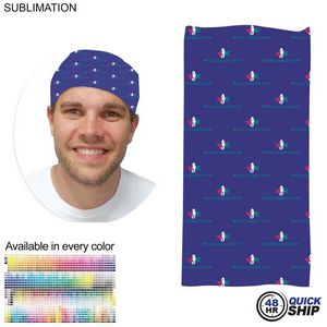 [SU674-13] 48 Hr Quick Ship - Sublimated Multifunction Tubular Headwear (Fandanna Bandana)