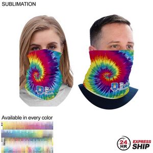 [SU675-9] 24 Hr Express Ship - Sublimated BEST VALUE lightweight Seamless Neck Gaiter (In stock)