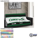 48 Hr Quick Ship - Team Blanket in Plush and cozy Mink Flannel Fleece, Couch Size (50"x60")
