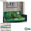 72Hr Fast Ship -Plush and Cozy Mink Flannel Fleece Blanket, Sublimated Edge to Edge 1 side (50"x60")