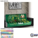 48Hr Quick Ship-Plush and Cozy Mink Flannel Fleece Blanket, Sublimated Edge to Edge 1 Side (50"x60")