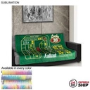 24 Hr Express Ship - Plush and Cozy Mink Flannel Fleece Blanket, Sublimated Edge to Edge (50"x60")