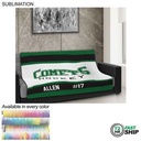 72 Hr Fast Ship - Team Blanket in Plush and cozy Mink Flannel Fleece, Couch Size (50"x60")