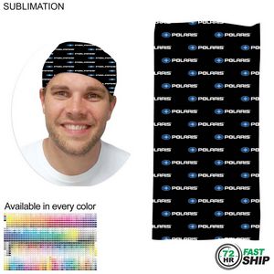 [SU687-11] 72 Hr Fast Ship - Sublimated Multifunction 2-Ply Tubular WINTER Headwear (Fandana Bandanna)