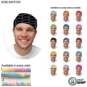 [SU687-15] 72 Hr Fast Ship - Team Building Sublimated Multifunction 2-Ply WINTER Tubular Headwear