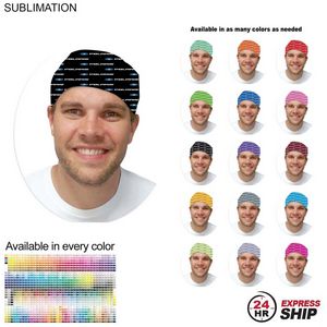[SU687-17] 24 Hr Express Ship - Team Building Sublimated Multifunction 2-Ply WINTER Tubular Headwear