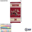 48 Hr Quick Ship - Team Towel in HEAVIER Plush and Soft Velour Terry Cotton Blend, (30"x60")