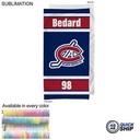48Hr Quick Ship-Team Towel in HEAVIEST Plush and Soft Velour Terry Cotton Blend, Sublimated (30"x60"