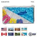 48Hr Quick Ship -Stock Design, Heaviest Weight, Plush Velour Terry Beach Towel, Sublimated (30"x60")