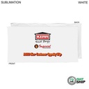 72 Hr Fast Ship - Heaviest Weight, Plush Velour Terry White Beach Towel, Sublimated (30"x60")
