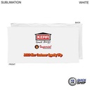 48Hr Quick Ship - Heaviest Weight, Plush Velour Terry White Beach Towel, Sublimated (30"x60")