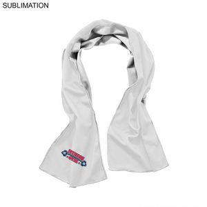 [SU704-13] Gym, Workout, Fitness towel in White Cooling Fabric Sublimated one or Full Color (12"x40")