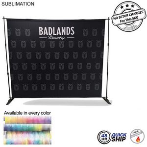 [SU729-33] 48Hr Quick Ship -10' Exhibitor Expanding Display Kit, Media Wall, Backdrop, with Full Color Graphics