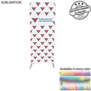 Volunteer, Non-for-profit EuroFit Straight Wall Display Kit, with Full Color Graphics (2'x78")