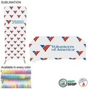 72 Hr Fast Ship -Trade Show Booth Package Sleek, 2' EuroFit Display and 6' Sublimated Tablecloth