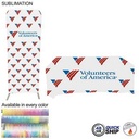 48 Hr Quick Ship -Trade Show Booth Package Sleek, 2' EuroFit Display and 6' Sublimated Tablecloth
