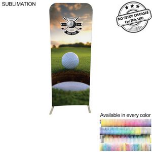 Golf Tournament EuroFit Straight Wall Display Kit, with Full Color Graphics Double Sided (2'x78")