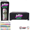 24 Hr Express Ship - Trade Show Booth Package Sleek, EuroFit Display & 6' Sub Tablecloth (3'x 96")