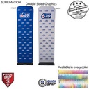 48 Hr Quick Ship - EuroFit Banner with Steel Base, Full Color Graphics 2 Sided, NO SETUP (2'x90")