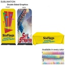 Event package, 3'W Fabric Banner w/Steel Base and Premium 6' Tablecloth Closed Back
