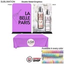 24Hr Express Ship - Event Package, 5'W Fabric Banner and Premium 8' Tablecloth Closed Back