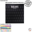 Replacement Graphics Single Sided w/Pole Pocket Top and bottom, NO SETUP CHARGE