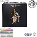 48Hr Quick Ship - Replacement Full Color Graphics Double Sided forEuroFit Straight Wall (8'x8')