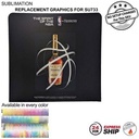 24 Hr Express - Replacement Full Color Graphics Double Sided for EuroFit Straight Wall (8'x8')