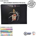 48Hr Quick Ship - Replacement Full Color Graphics Double Sided For EuroFit Straight Wall (10'x8')
