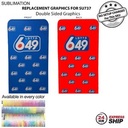 24Hr Express Ship - Replacement Full Color Graphics Double Sided For EuroFit Banner (4'x90")