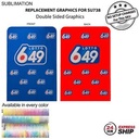 24Hr Express Ship - Replacement Full Color Graphics Double Sided For EuroFit Banner (5'x90")
