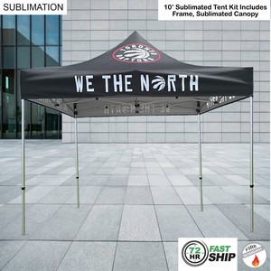 [SU758-30] 72Hr Fast Ship - 10' Premium Sublimated Tent Kit, Includes Premium 40mm Aluminum Frame & Canopy only