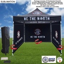 48Hr Quick Ship -Full Privacy Tent Package, 10' Tent kit, 3 DOUBLE sided Full walls (back & 2 sides)