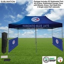 72Hr Fast Ship - 20' Tent Sidewalls Package, 20' Sublimated Tent Kit & 2 Single Sided Half Sidewalls