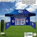 72 Hr Fast Ship - Full Tent Package 2, 20' Sublimated Tent , 20' Backwall, 2 Half Sidewalls