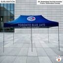 20' Premium Sublimated Tent Kit, Includes Premium 40mm Aluminum Frame and Canopy only