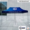 48Hr Quick Ship -20' Premium Sublimated Tent Kit, Includes Premium 40mm Aluminum Frame & Canopy only
