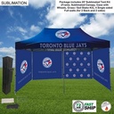 72Hr Fast Ship - Full Privacy Tent Package 1, 20' Sublimated Tent,4 Single Sided Full Walls