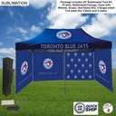 48Hr Quick Ship - Full Privacy Tent Package 1, 20' Sublimated Tent,4 Single sided Full walls