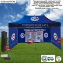 72Hr Fast Ship-Full Privacy Tent Package 2, 20' Tent Kit, 20' Backwall & 2 DOUBLE Side Full Sidewall