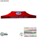 72 Hr Fast Ship - 20' Premium Tent Canopy only, Full Bleed Dye-Sublimation