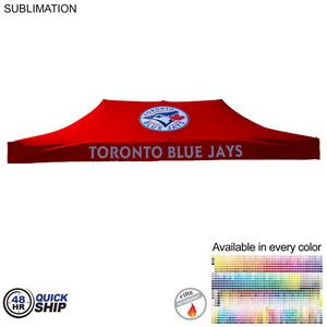 48 Hr Quick Ship - 20' Premium Tent Canopy only, Full Bleed Dye-Sublimation